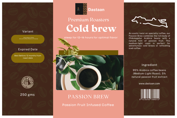 Dastaan Passion Brew – Passion Fruit Infused Coffee